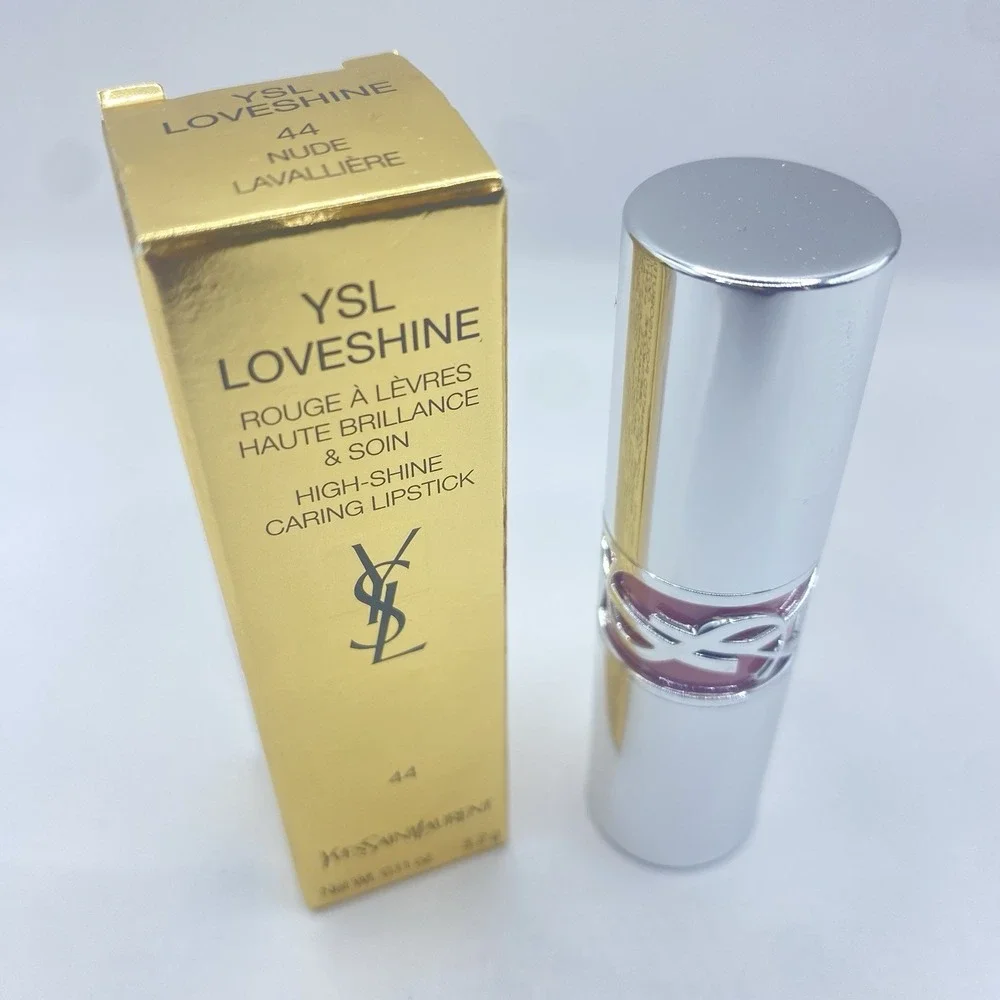 YSL loveshine 44 Nude lavalliere High Shine Caring Lipstick full size 3.2g